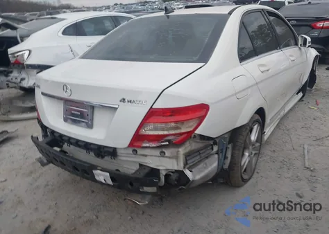 2011 Mercedes-Benz C 300 Luxury 4Matic/Sport 4Matic from USA, damaged, VIN WDDGF8BB3BR142048